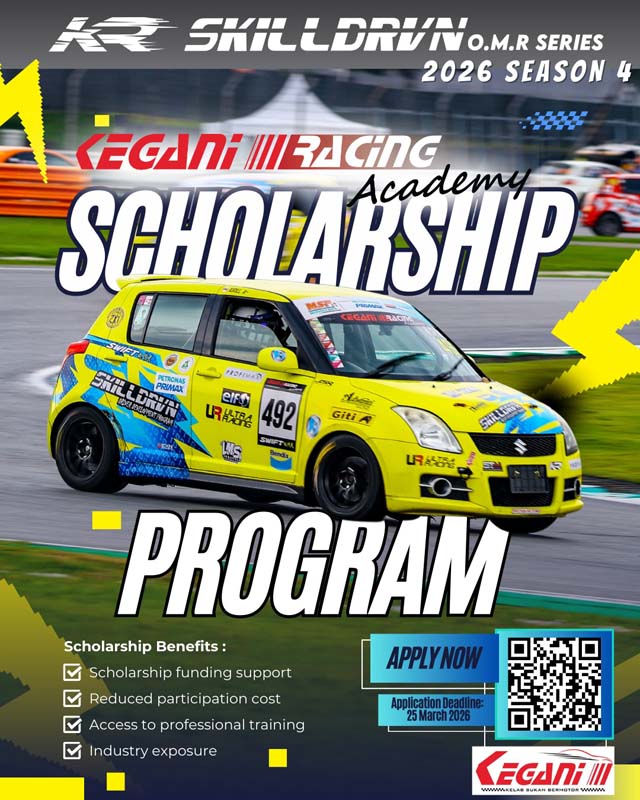 Kegani Racing Academy 推出奖学金计划：为马来西亚新一代赛车手打开赛道之门
